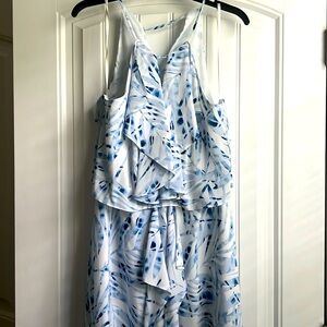 Blue & White Dress